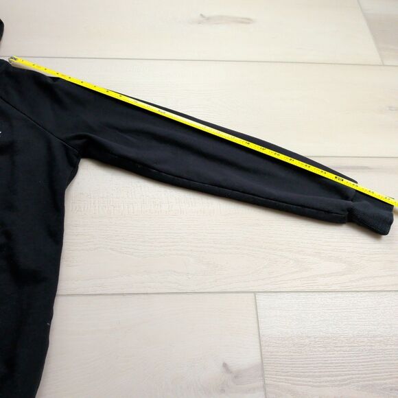Gymshark Hoodie Pullover Womens Medium Black Workout Gym Activewear Athleisure - Picture 8 of 10